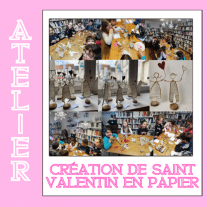 Atelier « création de Saint Valentin » en papier