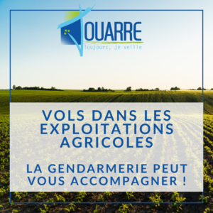 Protégez vos exploitations agricoles : Consultation gratuite de sûreté