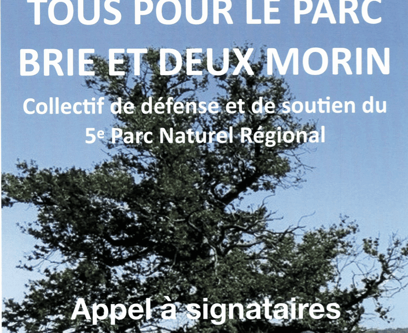 TOUS POUR LE PARC BRIE ET DEUX MORINS