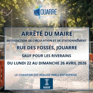 INFO TRAVAUX  RUE DES FOSSÉS